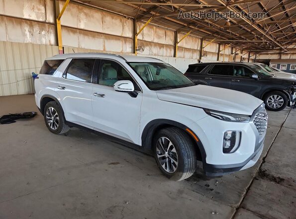 KM8R24HE8LU040635 2020 HYUNDAI PALISADE White Przód prawy