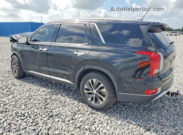 KM8R24HE8MU244949 2021 HYUNDAI PALISADE Черный Задняя левая четверть