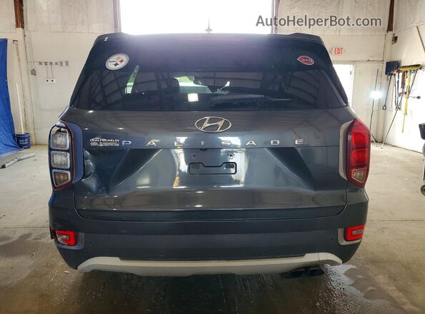 KM8R24HEXLU066248 2020 HYUNDAI PALISADE Gray Rear view