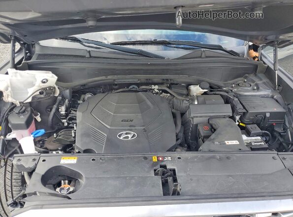 KM8R24HEXMU296874 2021 HYUNDAI PALISADE Gray Շարժիչի բաժամունքի տեսք