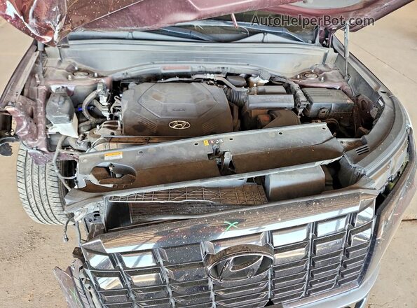 KM8R2DGE0SU833752 2025 HYUNDAI PALISADE Purple Շարժիչի բաժամունքի տեսք