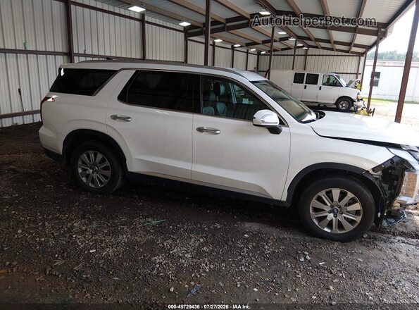 KM8R2DGE0SU940185 2025 HYUNDAI PALISADE White Widok wnętrza 360 stopni