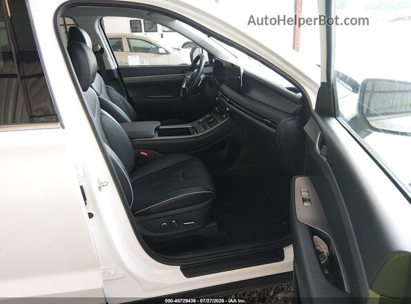 KM8R2DGE0SU940185 2025 HYUNDAI PALISADE White Widok wnętrza z przodu
