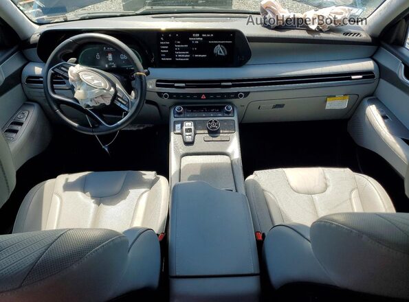 KM8R2DGE3PU552259 2023 HYUNDAI PALISADE Black Dashboard view