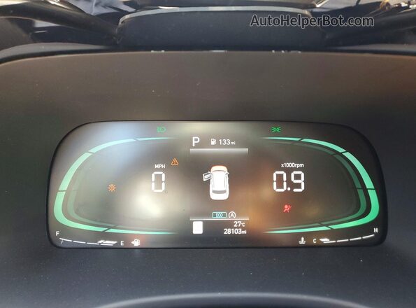 KM8R2DGE3PU552259 2023 HYUNDAI PALISADE Black Instrument cluster view