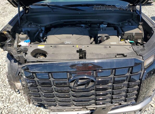 KM8R2DGE3PU552259 2023 HYUNDAI PALISADE Black Engine compartment view