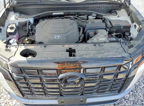 KM8R2DGE3RU741867 2024 HYUNDAI PALISADE White Widok komory silnika