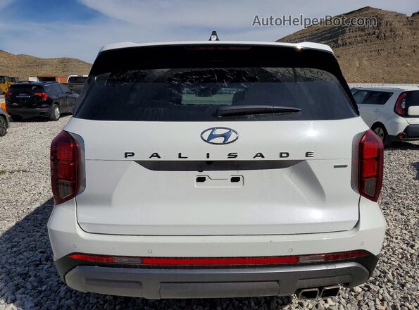 KM8R2DGE3RU741867 2024 HYUNDAI PALISADE White Widok z tyłu