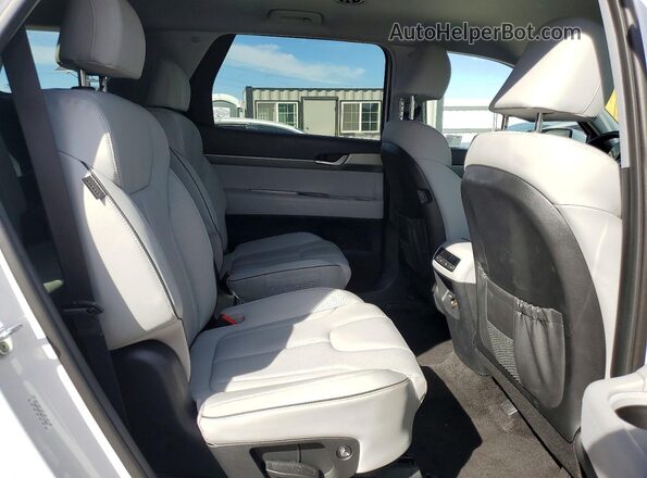 KM8R2DGE3RU741867 2024 HYUNDAI PALISADE White Widok wnętrza z tyłu