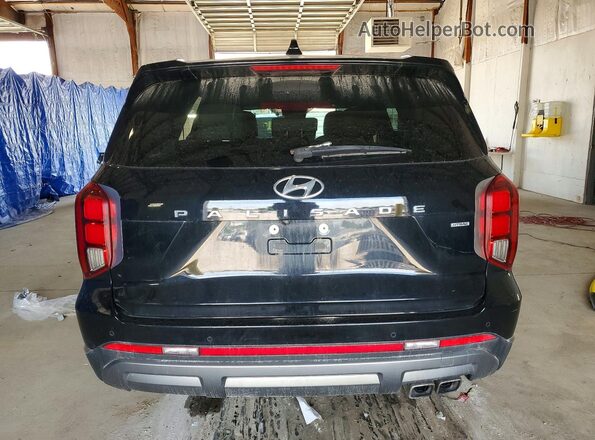KM8R2DGE8PU490342 2023 HYUNDAI PALISADE Black Widok z tyłu