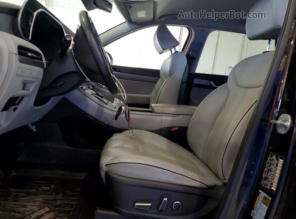 KM8R2DGE8PU490342 2023 HYUNDAI PALISADE Black Widok wnętrza z przodu