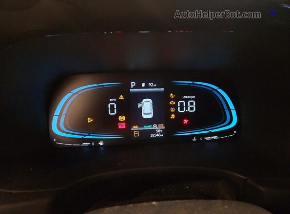 KM8R2DGE9RU773206 2024 HYUNDAI PALISADE Белый Вид щитка приборов