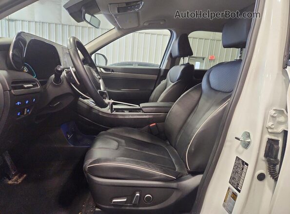 KM8R2DGE9RU773206 2024 HYUNDAI PALISADE Белый Вид салона спереди