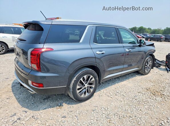 KM8R2DHE3MU187446 2021 HYUNDAI PALISADE Серый Задняя правая четверть