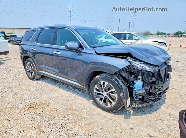 KM8R2DHE3MU187446 2021 HYUNDAI PALISADE Серый Передняя правая четверть
