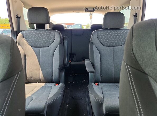KM8R2DHE3MU187446 2021 HYUNDAI PALISADE Серый Вид задних сидений