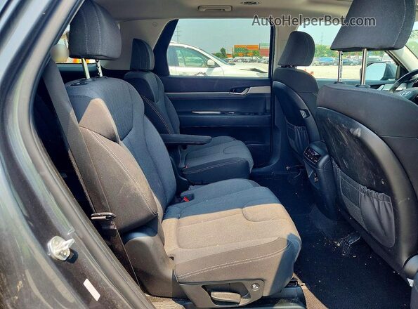 KM8R2DHE3MU187446 2021 HYUNDAI PALISADE Серый Вид задней части салона