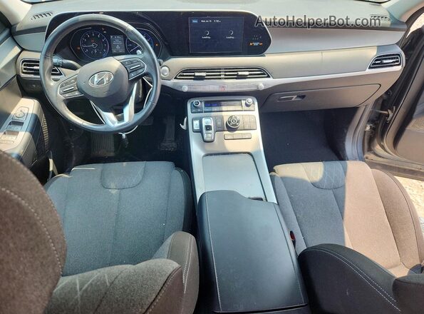 KM8R2DHE3MU187446 2021 HYUNDAI PALISADE Серый Вид панели приборов