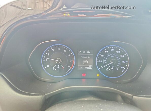 KM8R2DHE5LU050622 2020 HYUNDAI PALISADE Blue Widok zestawu wskaźników