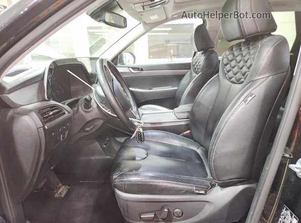 KM8R2DHE5LU102766 2020 HYUNDAI PALISADE Черный Вид салона спереди