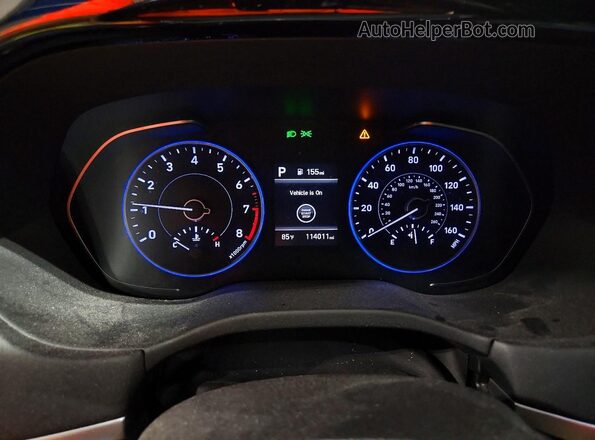 KM8R2DHE5LU102766 2020 HYUNDAI PALISADE Черный Вид щитка приборов