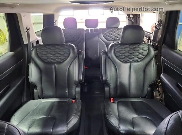 KM8R2DHE5LU102766 2020 HYUNDAI PALISADE Черный Вид задних сидений