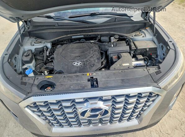 KM8R2DHE7LU052095 2020 HYUNDAI PALISADE Silver Շարժիչի բաժամունքի տեսք