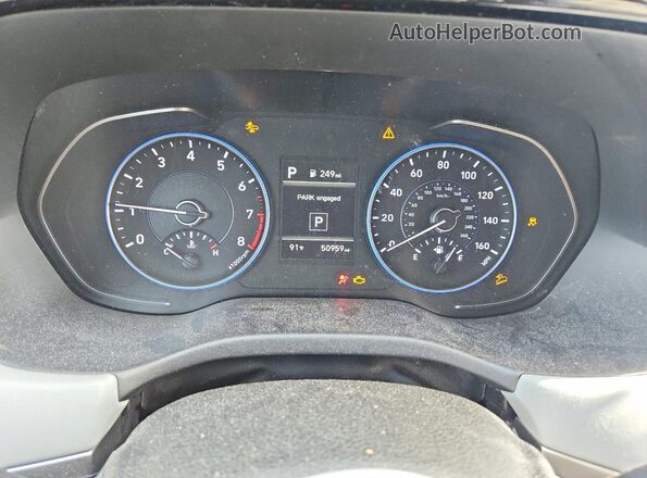 KM8R2DHE7MU215944 2021 HYUNDAI PALISADE Blue Widok zestawu wskaźników