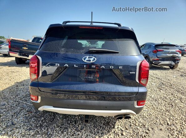 KM8R2DHE7MU215944 2021 HYUNDAI PALISADE Blue Widok z tyłu