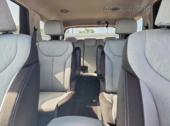 KM8R2DHE7MU215944 2021 HYUNDAI PALISADE Blue Widok tylnych siedzeń