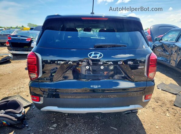 KM8R2DHE8MU188205 2021 HYUNDAI PALISADE Black Widok z tyłu