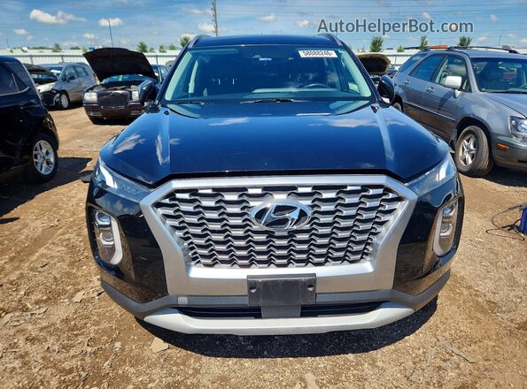 KM8R2DHE8MU188205 2021 HYUNDAI PALISADE Black Widok z przodu