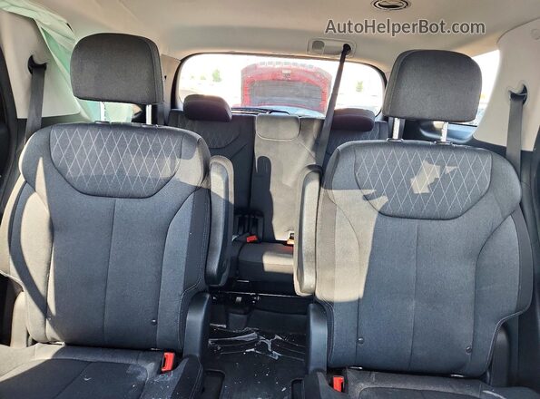 KM8R2DHE8MU188205 2021 HYUNDAI PALISADE Black Widok tylnych siedzeń