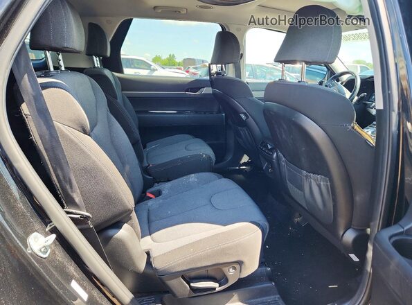 KM8R2DHE8MU188205 2021 HYUNDAI PALISADE Black Widok wnętrza z tyłu