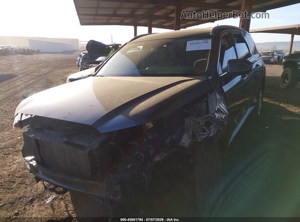 KM8R2DHE8MU313848 2021 HYUNDAI PALISADE Black წინა მარცხენა ხედი სამი მეოთხედიდან