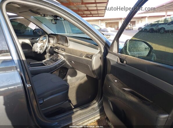 KM8R2DHE8MU313848 2021 HYUNDAI PALISADE Black წინა სალონის ხედი