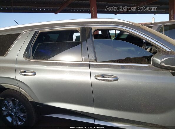KM8R2DHE8MU313848 2021 HYUNDAI PALISADE Black უკანა სალონის ხედი