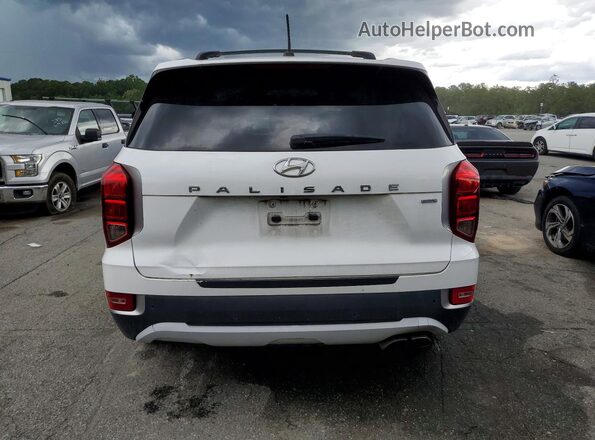 KM8R2DHE9MU261002 2021 HYUNDAI PALISADE White Vista trasera