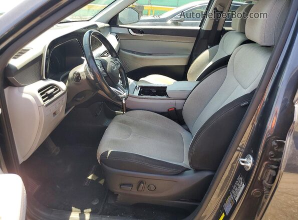 KM8R2DHEXLU068940 2020 HYUNDAI PALISADE Серый Вид салона спереди