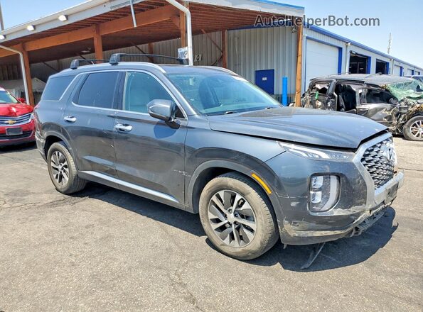 KM8R2DHEXLU068940 2020 HYUNDAI PALISADE Серый Передняя правая четверть