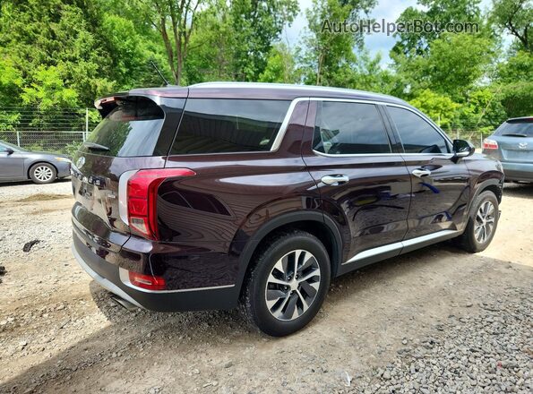 KM8R2DHEXLU152286 2020 HYUNDAI PALISADE Burgundy Հետևի աջ