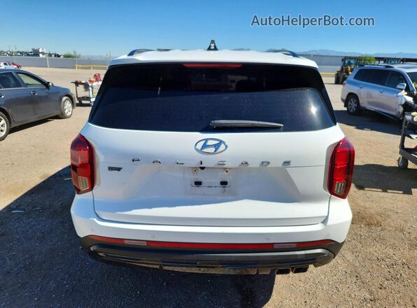 KM8R34GE6RU689373 2024 HYUNDAI PALISADE White Вид ззаду