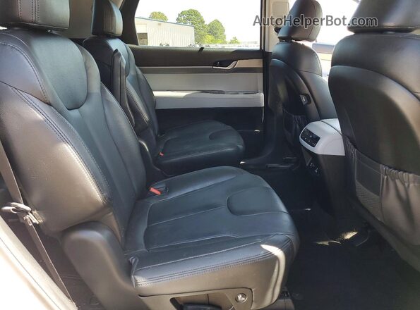 KM8R34HE0LU105457 2020 HYUNDAI PALISADE White Вид задньої частини салону