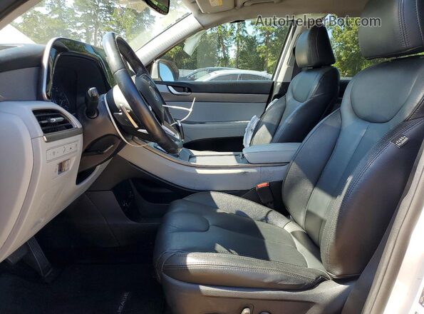 KM8R34HE0LU105457 2020 HYUNDAI PALISADE White Вид салону спереду