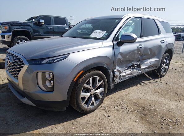 KM8R34HE0LU128401 2020 HYUNDAI PALISADE Silver Передня ліва чверть