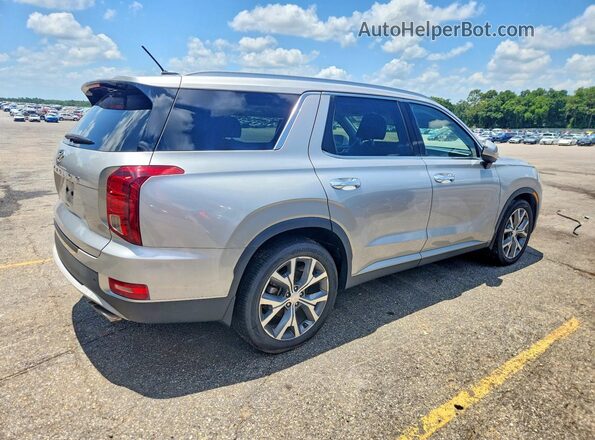 KM8R34HE1MU270385 2021 HYUNDAI PALISADE Silver Trasero derecho