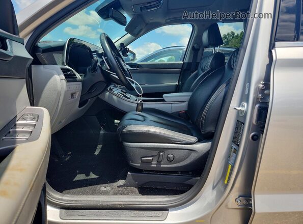 KM8R34HE1MU270385 2021 HYUNDAI PALISADE Silver Vista interior delantera