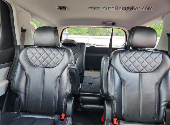 KM8R34HE1MU270385 2021 HYUNDAI PALISADE Silver Vista de los asientos traseros