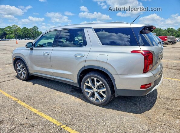 KM8R34HE1MU270385 2021 HYUNDAI PALISADE Silver Trasero izquierdo