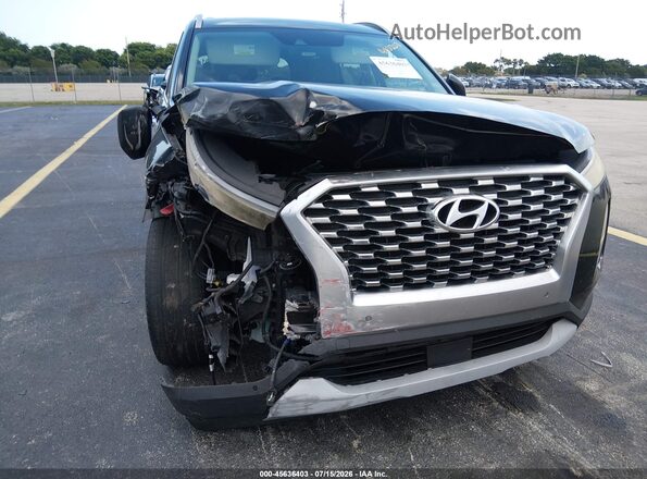 KM8R34HE4LU074827 2020 HYUNDAI PALISADE Black Front view